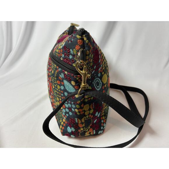Danny K Tapestry Crossbody Purse Multicolor Boho Made in USA - Picture 3 of 10